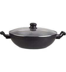 Wok Aluminium forgé Noir diam32cm Essentiel B