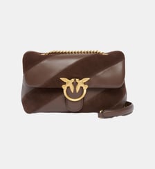 Sac bandoulière moyen love bag puff classic en nappa et daim matelassé Pinko