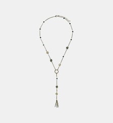 Collier doré avec pierre naturelle La Fée Maraboutée