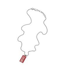 Collier  Single dogtags Argenté DX1368040 Diesel