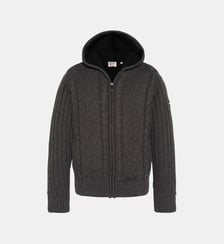 Gilet à capuche doublé sherpa Schott