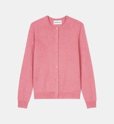 Cardigan droit en cachemire 2 fils Bompard