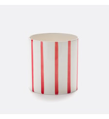 Cache-pot rayé en céramique Ø14cm La Redoute Interieurs
