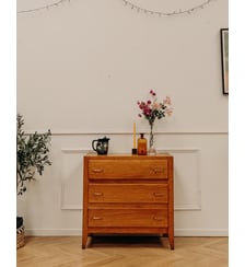 Commode en hêtre clair Olga N°422- Produit chiné Debongout