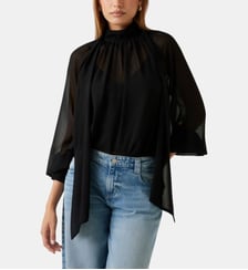 Blouse ample à manches longues Guess