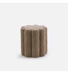 Pouf en bouclette La Redoute Interieurs