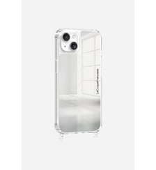 Coque de téléphone miroir anti-choc avec anneaux pour iPhone 15 Plus La Coque Française