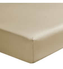 Drap housse uni en satin de coton bio, bonnet de 30cm, TEOPHILE Alexandre Turpault