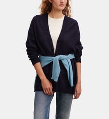 Gilet long oversized plume Bompard