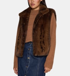 Gilet Sans Manches Duveteux Suzanne Maison 123