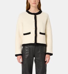 Gilet en bouclette contrastée - EWA Gerard Darel