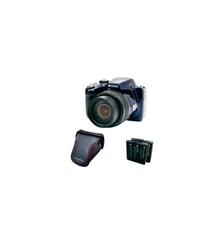 Appareil photo Bridge AZ528 Bleu + 2eme Batt + etui Kodak