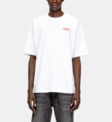 T-shirt en coton avec imprimé Diesel Biscotto Diesel