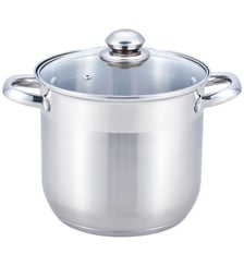 Marmite Vapeur Inox diam 20 cm + couvercle verre Essentiel B