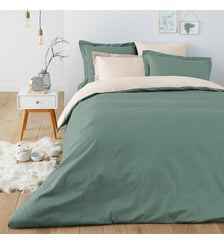 Housse de couette coton bicolore La Redoute Interieurs