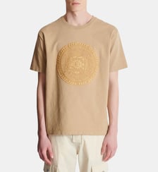 T-shirt brodé Balmain Médaille Balmain