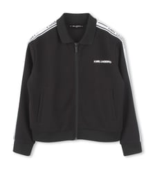 Cardigan zippé à poches Karl Lagerfeld Kids