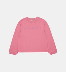 Sweat-shirt col rond avec logo Marni