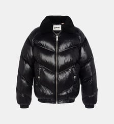 Doudoune Collin effet brillant Schott