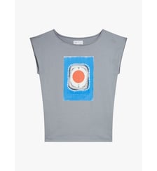 t-shirt en coton imprimé Agnès b.