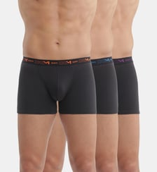 Lot de 3 Boxers-Noir-M Dim
