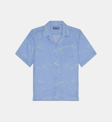 Chemise bowling en lin Bubble 3D Vilebrequin