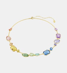 Collier Gema, Doré à l’or 18 carats (750/1000) Swarovski