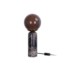 Lampe de Table Lazio Sphere - Marron foncé - 15x15x38cm Leitmotiv
