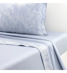 Drap plat en satin Yves Delorme
