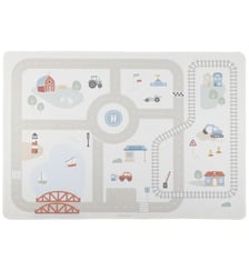 Tapis de jeu et circuit de voitures Little Dutch