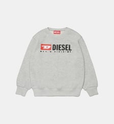 Sweat-shirt à col ras du cou avec logo Diesel Denim Division Diesel Kids