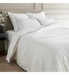 Housse de couette en voile de coton lavé AM.PM
