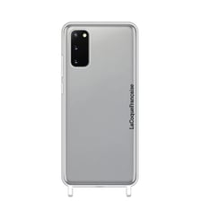Coque de téléphone transparente anti-choc avec anneaux pour Galaxy S20 La Coque Française