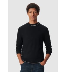 Pull col rond tricot 100% laine Ikks