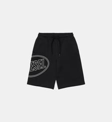Short en molleton avec logo Diesel Kids