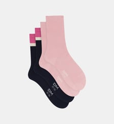Lot de 2 paires de mi-chaussettes Modal Fancy Dim