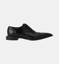 Richelieu Brogue En Cuir Brillant Lanvin