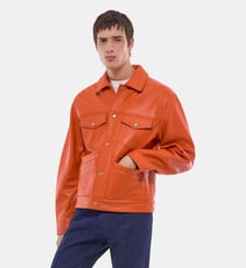 Blouson en cuir de vache Fursac