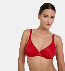 Soutien-gorge avec armatures Nufit rouge Maison Lejaby