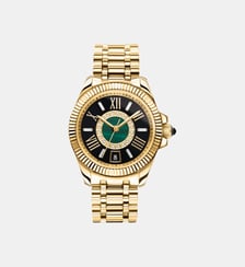 Montre pour femme Mystic Island avec pierres blanches et malachite verte couleur Thomas Sabo