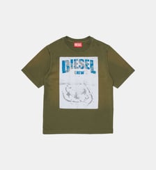 T-shirt avec logo imprimé Diesel Kids