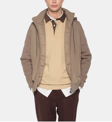 Blouson style gilet avec capuche Serge Blanco