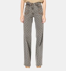 jean flare à monogramme - anna Gerard Darel
