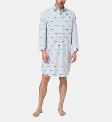 Chemise Grand-Père en popeline de coton - Le Grand Prix du Sommeil Arthur