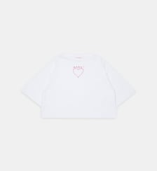T-shirt avec broderie cœur sur le devant Marni