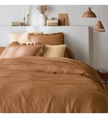 Housse de couette unie en gaze de coton La Redoute Interieurs