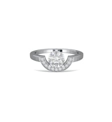 Bague Intrépide petit arc 1 carat pavée Loyal.e Paris