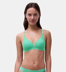 Soutien-gorge sans armature détails velours Chantelle Pulp