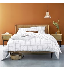 Housse de couette coton lavé Monille La Redoute Interieurs