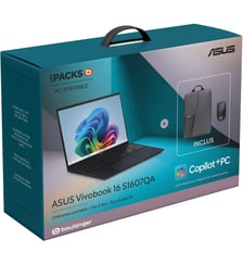 Ordinateur portable Pack Vivobook 16 S1607QA-MB122W Asus
